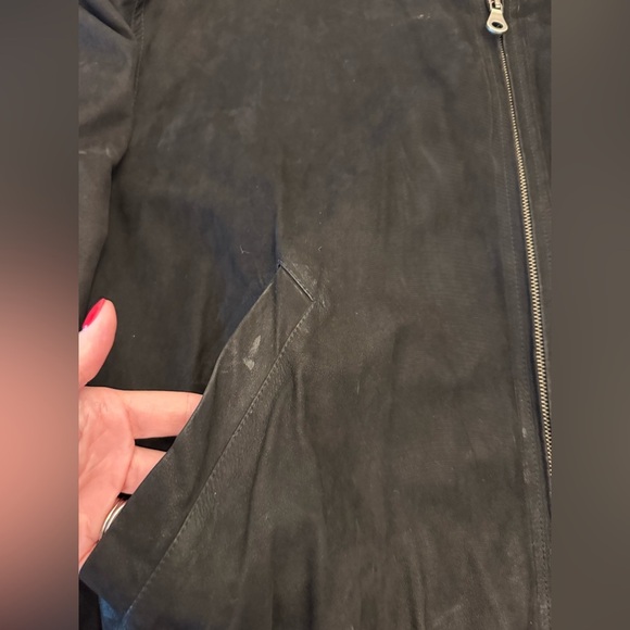 VTG! ICEBERG Ice Peace Panda Bomber Pelle Leather w/ Panda Embroidery, sz XL - Picture 8 of 14